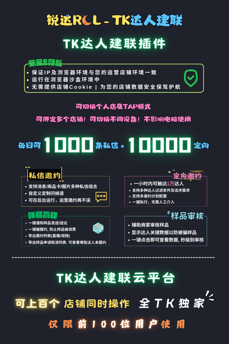 TK达人建联插件